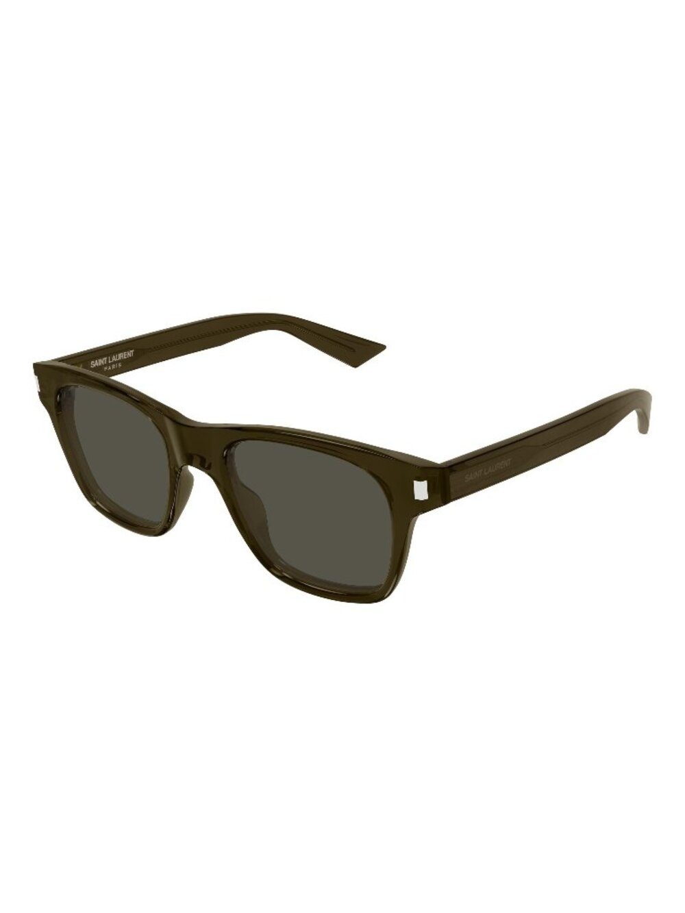 New Saint Laurent Men's Sunglasses Brown Grey Lens Acetate Frame SL 875 004 50